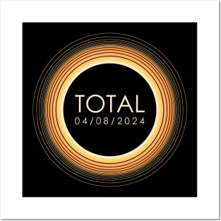 Total Solar Eclipse 2024 Posters and Art